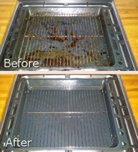 Grill Cleaning Before After